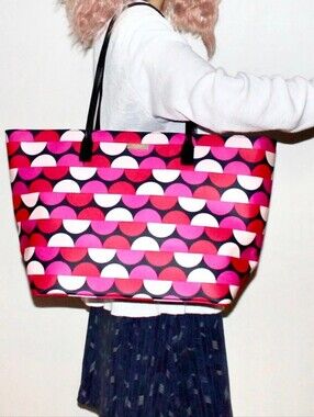 KATE SPADE Shore Street Margareta Pink Vivid Snapdragon Bag Weekender Tote